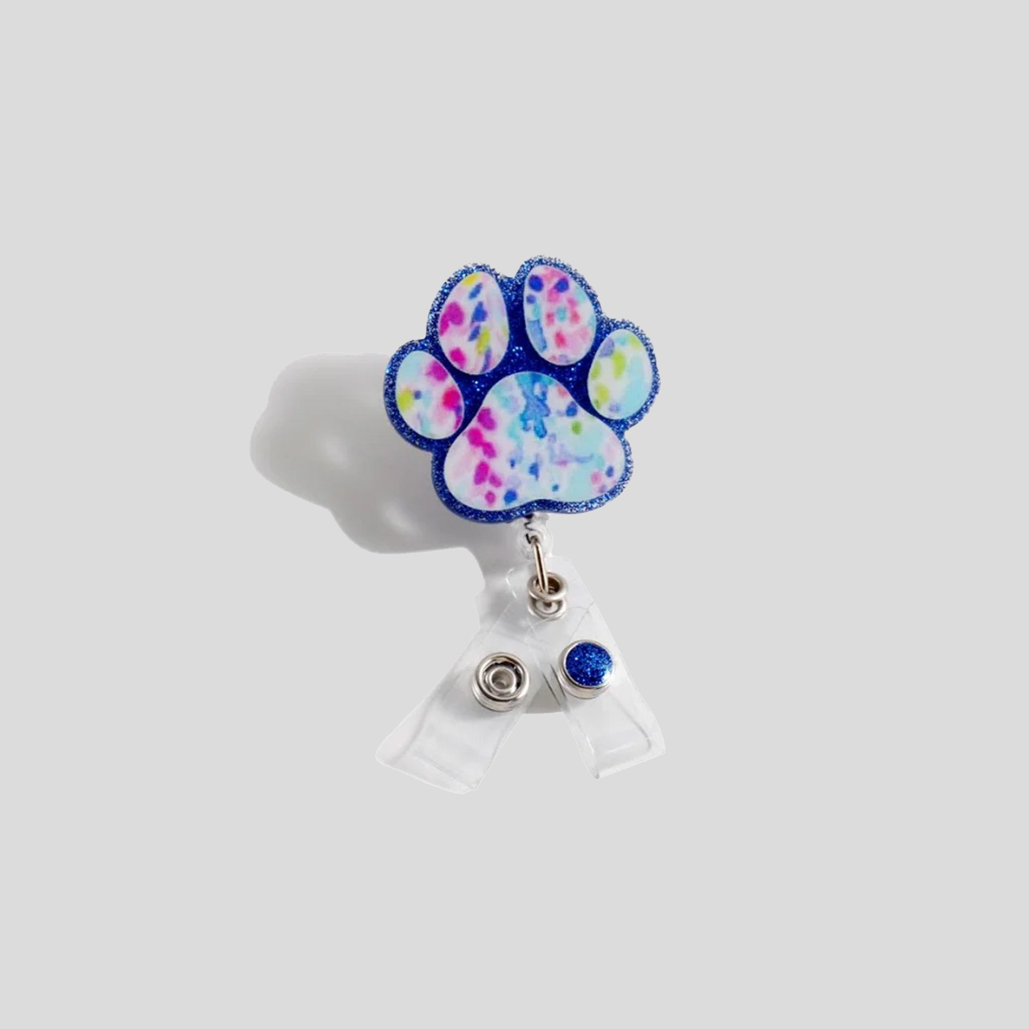 Glitterific Paw Badge Holder