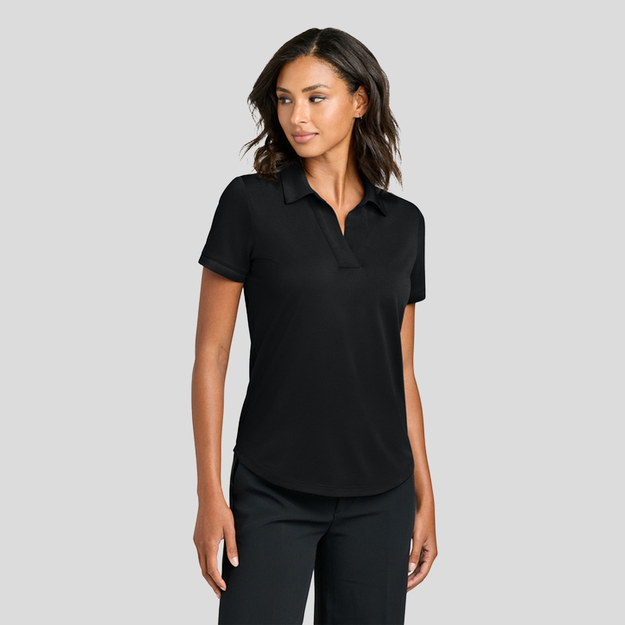 Womenβs Everyday Performance Polo | Deep Black